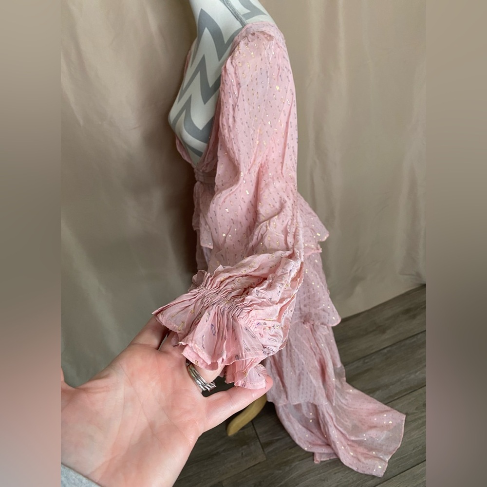 For Love and Lemons XS Chantal Long Sleeve Maxi Dress - Picture 12 of 15